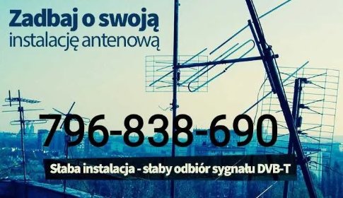 Montaż anten satelitarnych i DVB-T T2