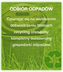 Kompleksowy odbiór, zagospodarowanie odpadów, w tym niebezpiecznych, recykling