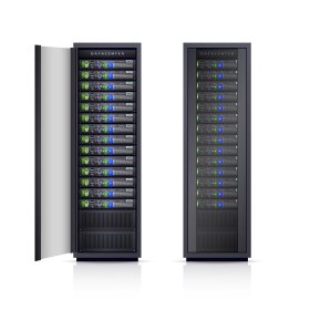 Instalacja szafy rack stojącej Instalacja szafy rack stojącej