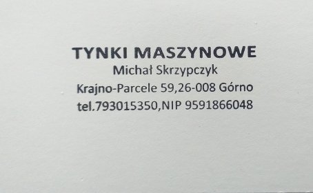 Tynki maszynowe