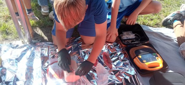 Szkolenia, pokazy z zakresu pierwszej pomocy