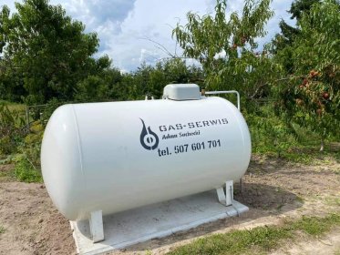 Instalacja zbiornika na gaz