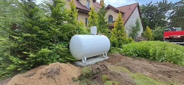 Instalacja zbiornika na gaz 2700 L naziemnego