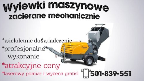 Wylewki maszynowe