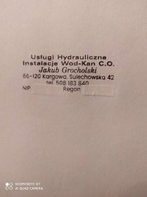 Usługi Hydrauliczne Instalacje Wód-Kanalizacyjne i C. O