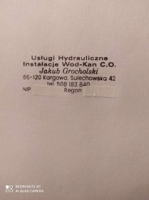 Usługi Hydrauliczne Instalatorstwo Wod-Kanalizacyine C. O