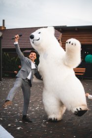 Animator Biały Miś