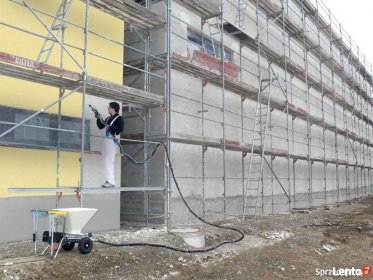 WSPÓŁPRACA!!! USUGA TYNKOWANIA ELEWACJI AGREGATEM DOCIEPLENIA