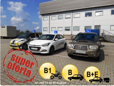 Kurs Prawo jazdy kat. B1, B, B78, B96, B+E