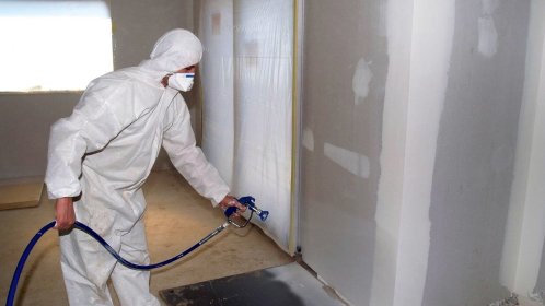 Malowanie ścian natryskowe