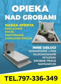 Sprzątanie nagrobków