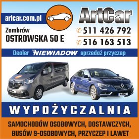 WYPOŻYCZALNIA SAMOCHODÓW OSOBOWYCH DOSTAWCZYCH AUTOLAWET BUSÓW 9-CIO OSOBOWYCH