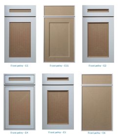 Fronty, formatki surowe MDF, na wymiar