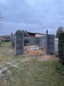 Montaż ogrodzeń betonowych, panelowych, wiat