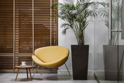 Stolik kawowy okrągły ze sklejki RAW