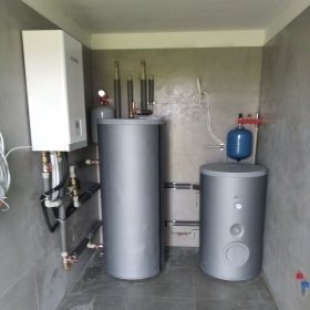 Pompa ciepła ( cała kotłownia )