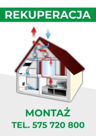 Rekuperacja -wentylacja mechaniczna montaż