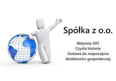 Rejestracja oraz sprzedaż spółek z o.o.