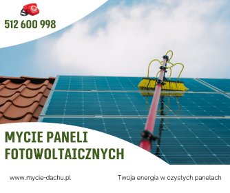 Mycie paneli fotowoltaicznych