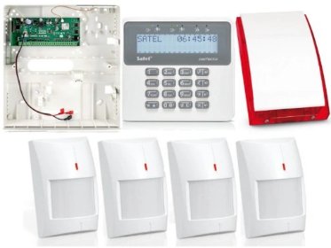 Montaż, zaprogramowanie i rozruch systemu alarmowego.