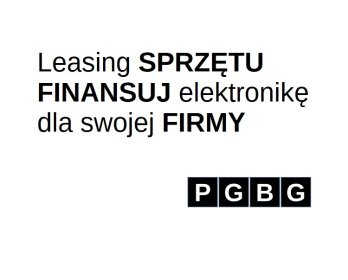 PGBG | Leasing SPRZĘTU, finansowanie IT, RTV, AGD i innych urządzeń