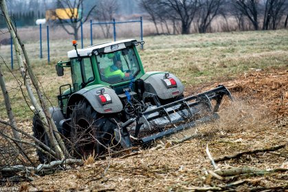 Mulczowanie, czyszczenie działek