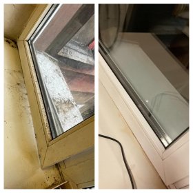 Mycie okien, witryn i przeszkleń