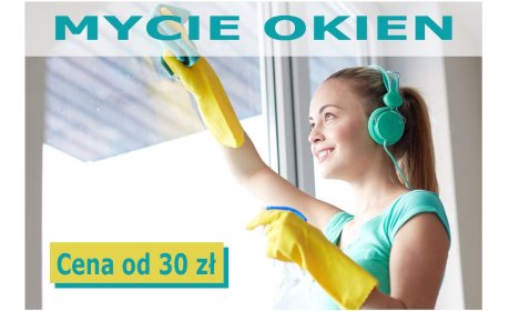 Mycie okien 30 zł