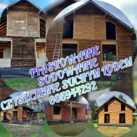 Piaskowanie sodowanie drewna