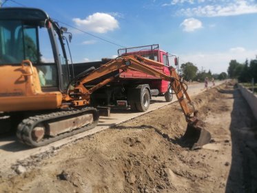 Wykop, równanie terenu