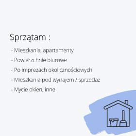 usługi sprzątające