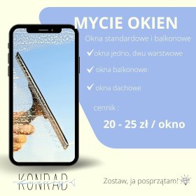 Mycie okien standardowych