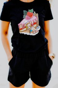 Koszulka, t-shirt z nadrukiem kolor