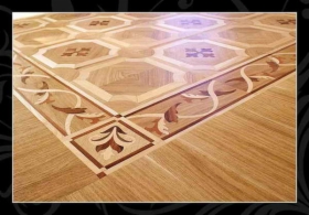 Podłogi pałacowe intersja