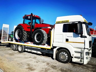 Transport maszyn i ciągników rolniczych