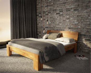 Łóżko dębowe Montana