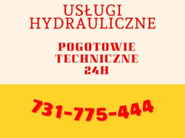 Usługi hydrauliczne pogotowie 24 h