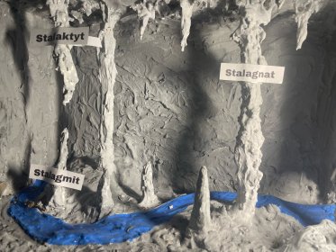 Projekty elementów z gipsu: jaskinie (makiety)