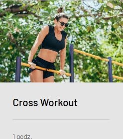 Trening indywidualny Cross Workout