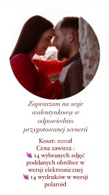 Sesja zdjęciowa na Walentynki