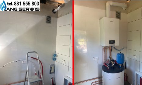 Montaż pieców gazowych firm Vaillant i Saunier Duval w Bydgoszczy