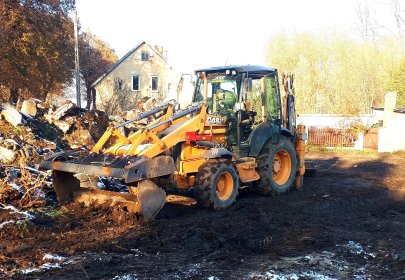 Usługi koparko ładowarką