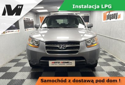 Hyundai Santa Fe 2.7 V6 GAZ-LPG, jasne wnętrze, 4x4,