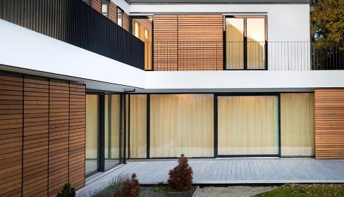 Drewniane okna, przeszklenia stałe