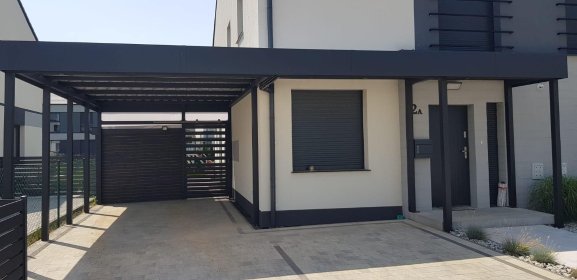 Wiaty carport, wiaty fotowoltaiczne, zabudowania, bramy.