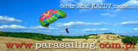 Parasailing -lot spadochronem na uwięzi