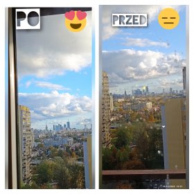 Mycie okien oraz szklanych drzwi w firmach.