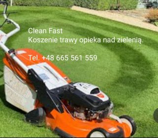 Koszenie trawników oraz zagrabianie liści