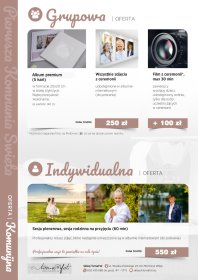 Fotoreportaż komunijny