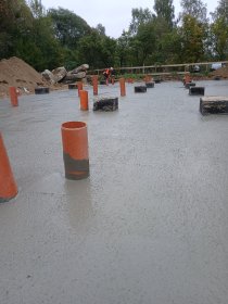 Budowa płyty fundamentowych